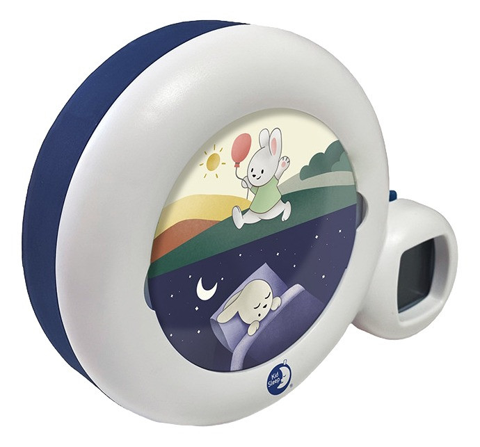 KidSleep Moon Wit/Blauw Slaaptrainer en Kinderwekker