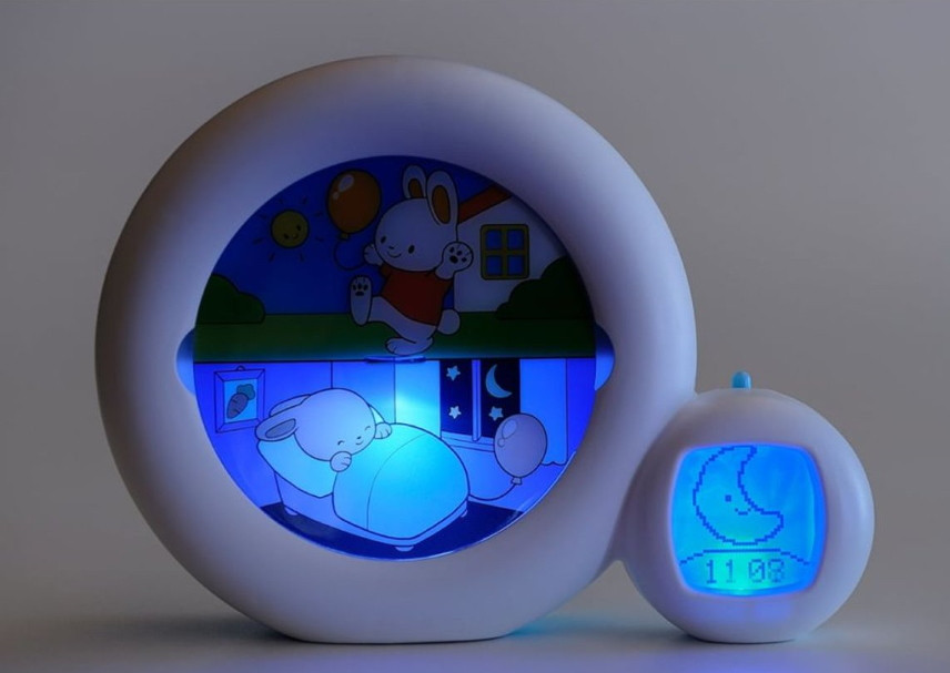 KidSleep Moon Wit/Blauw Slaaptrainer en Kinderwekker