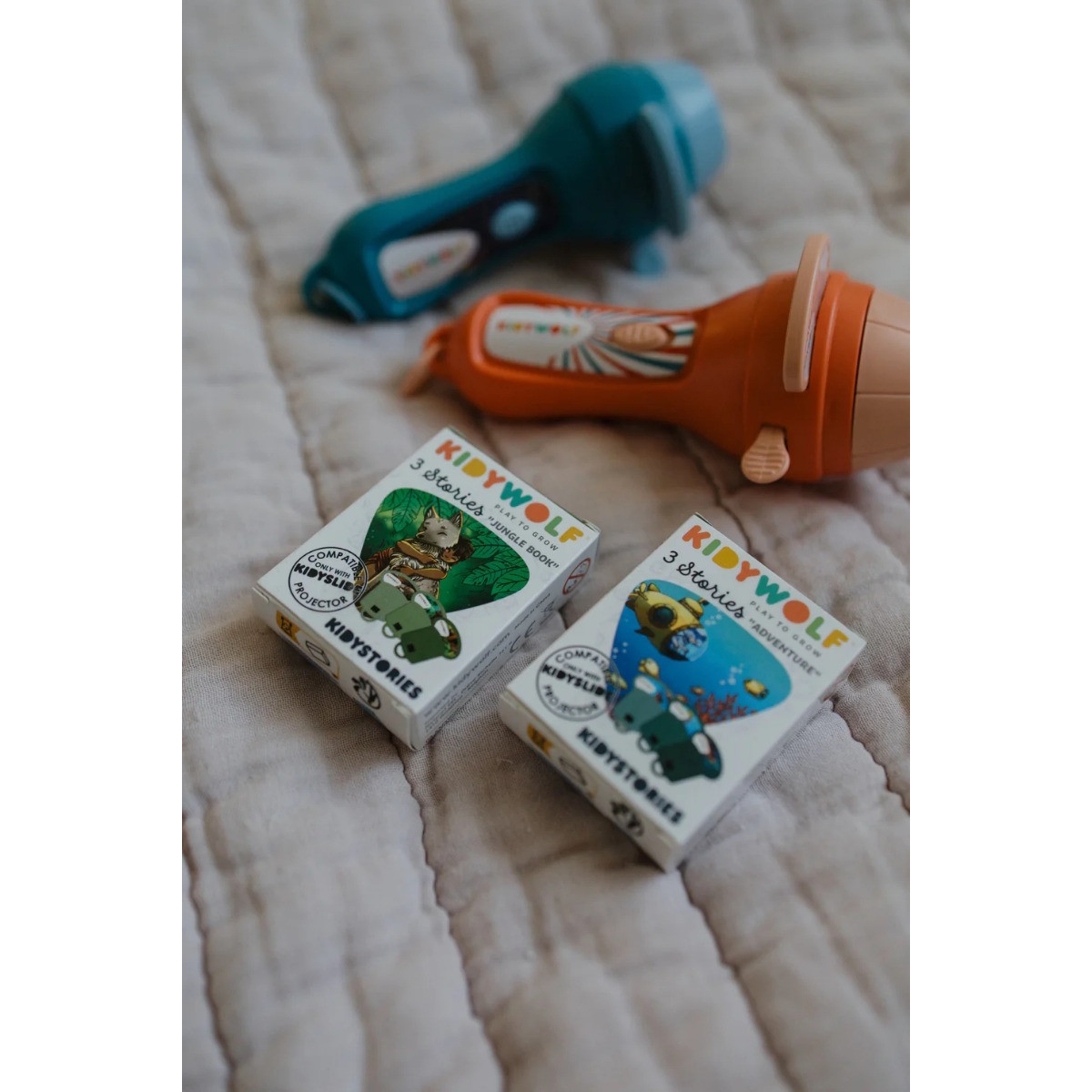 Kidywolf Adventure Verhalen Uitbreiding voor Kidyslide Projector