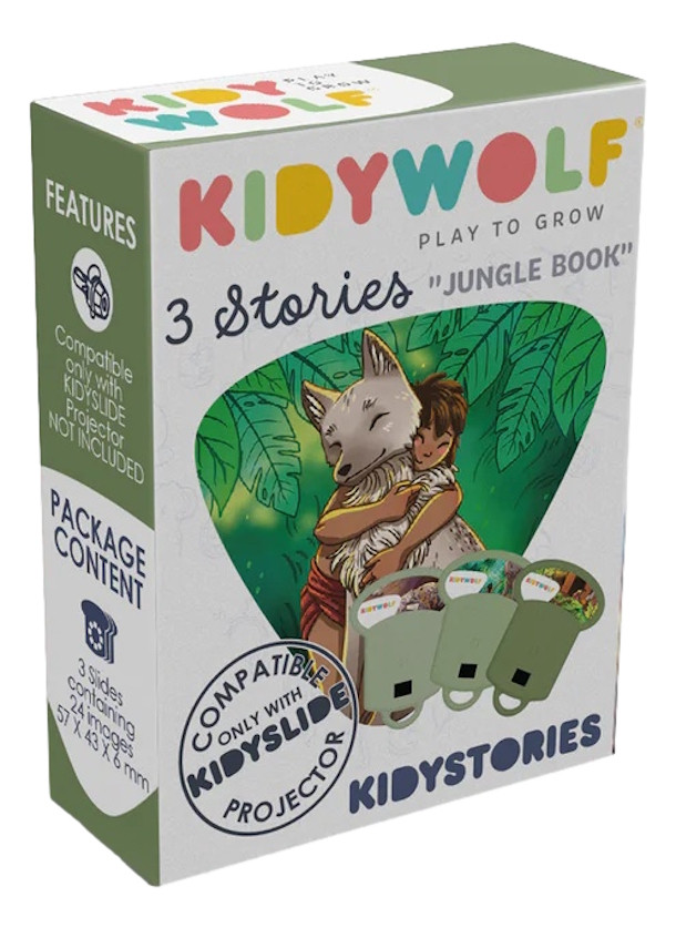 Kidywolf Jungle Book Verhalen Uitbreiding voor Kidyslide Projector