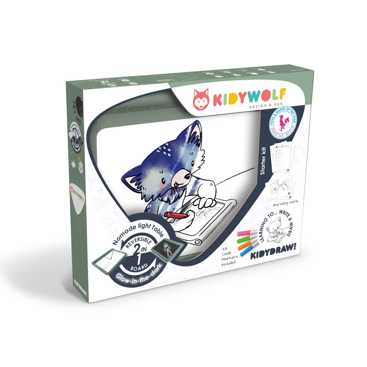 Kidywolf Kidydraw-Pro 2-in-1 Teken Tablet