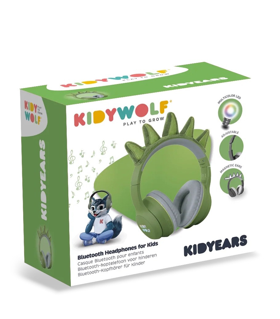 Kidywolf Kidyears Dino Bluetooth Koptelefoon
