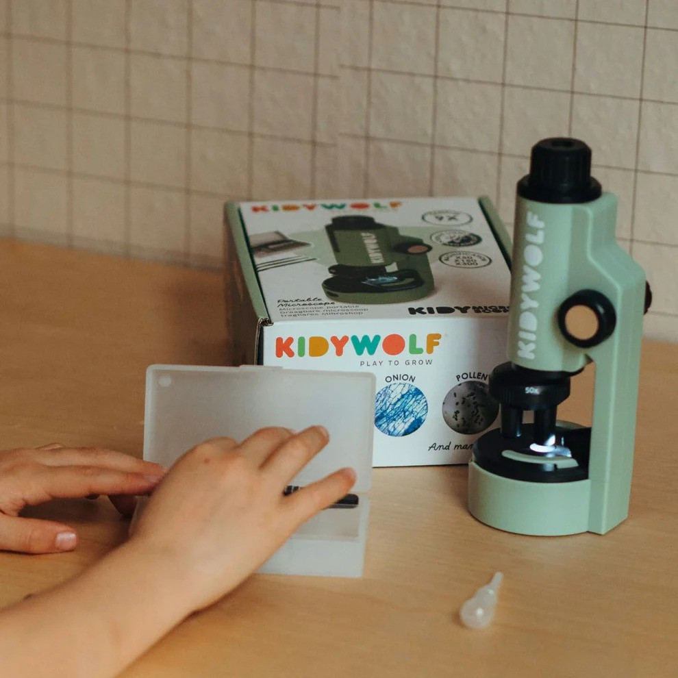 Kidywolf KidyMicroscope Groen Draagbare Kinder Microscoop