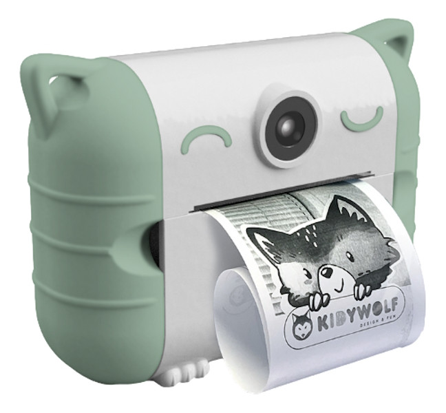 Kidywolf Kidyprint Green Kinder Camera