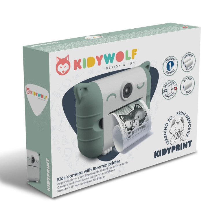Kidywolf Kidyprint Green Kinder Camera