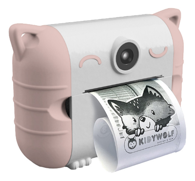 Kidywolf Kidyprint Peach Kinder Camera