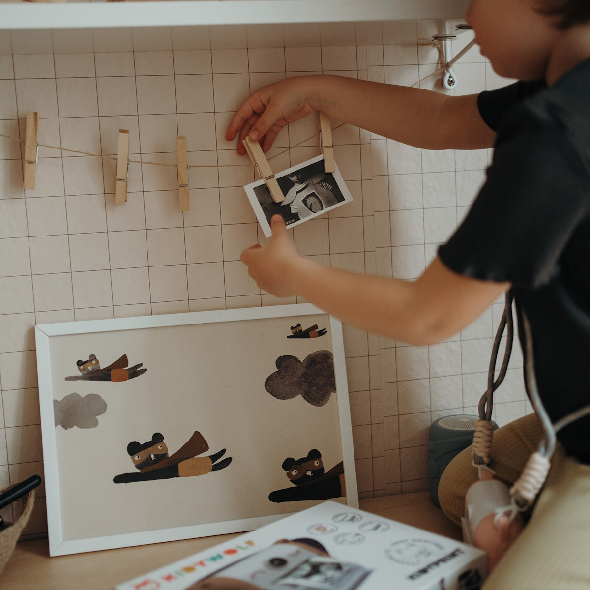 Kidywolf Kidyprint Peach Kinder Camera