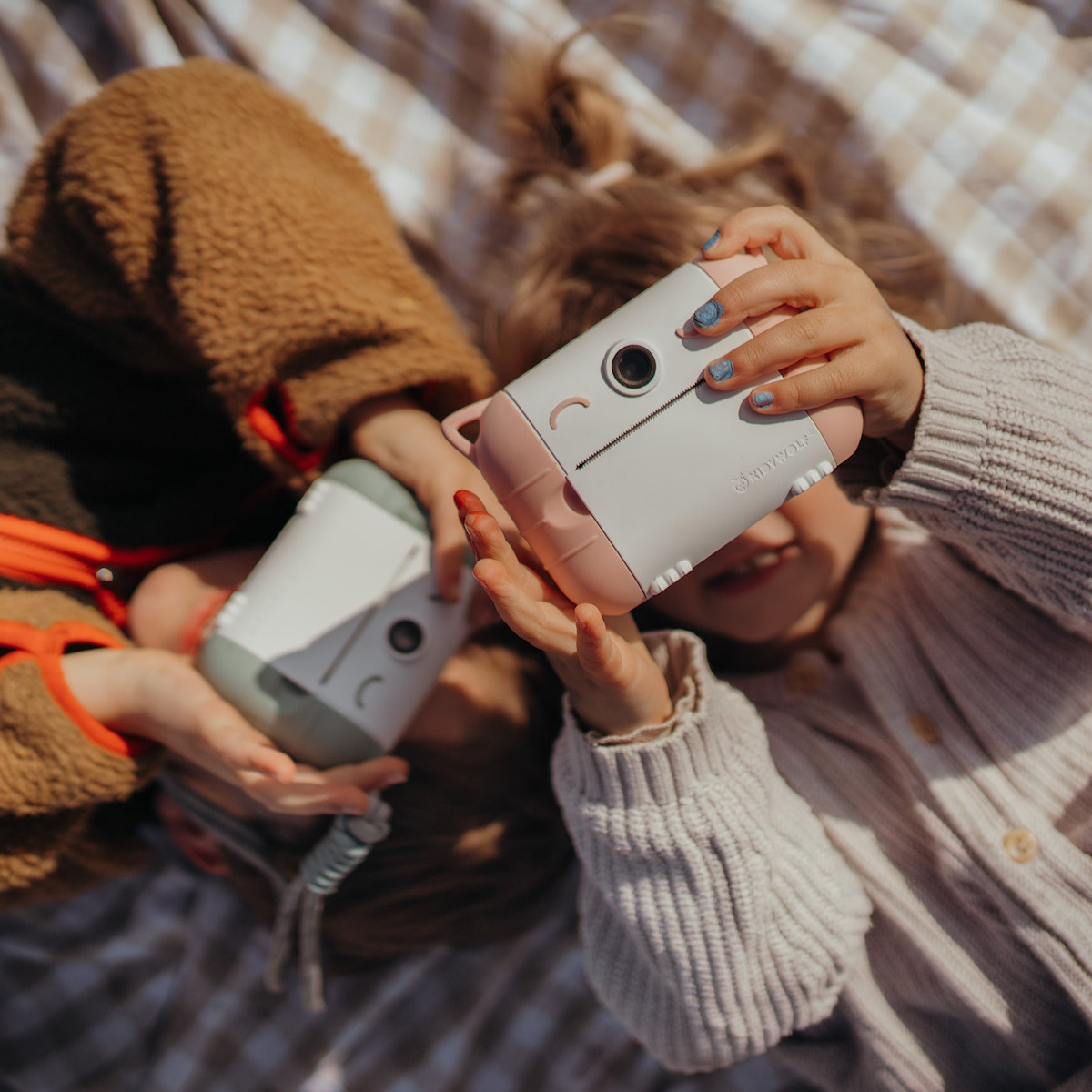 Kidywolf Kidyprint Peach Kinder Camera