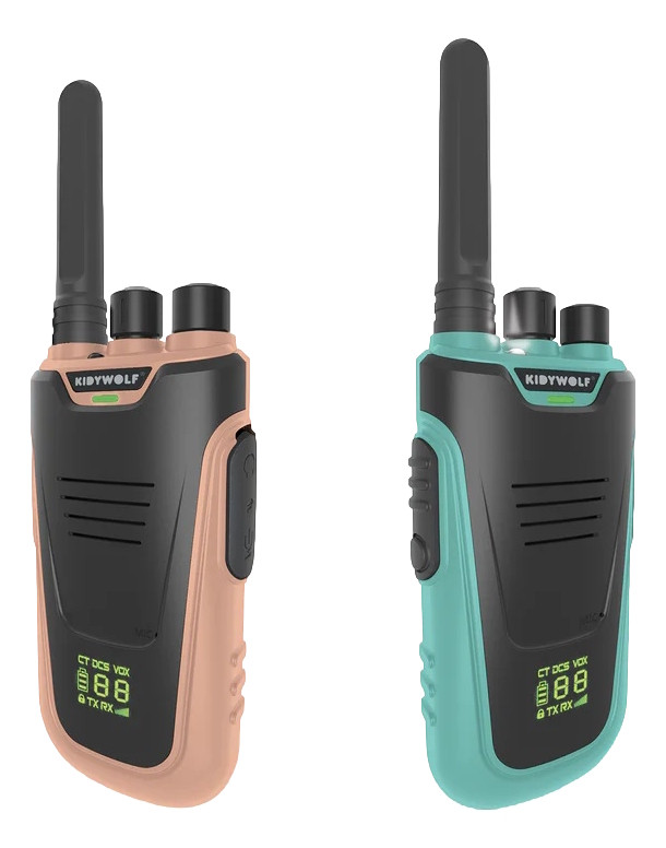 Kidywolf Kidytalk Nude/Green 2 stuks Walkie Talkies