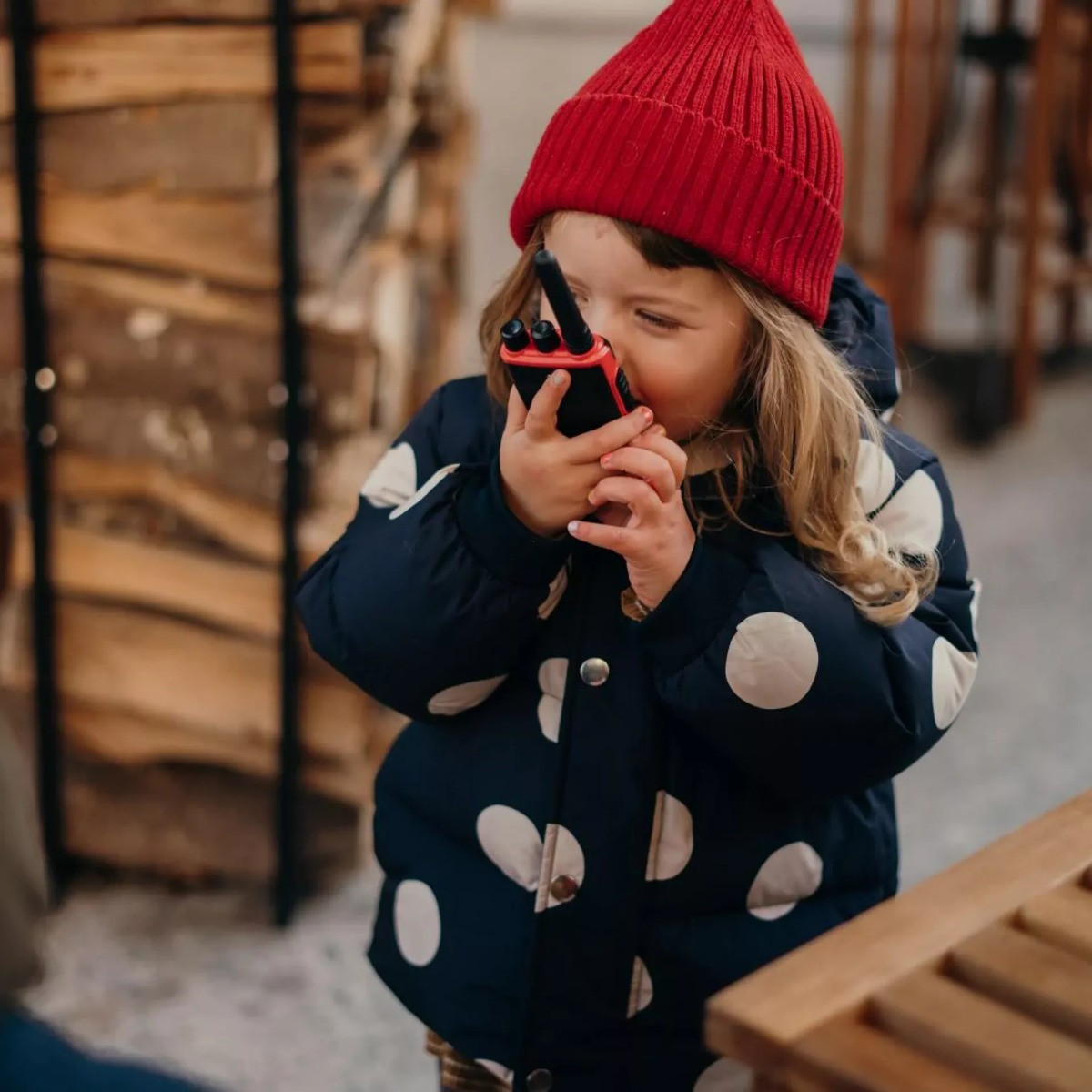 Kidywolf Kidytalk Nude/Green 2 stuks Walkie Talkies