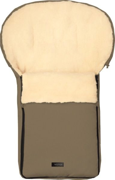 Zaffiro Wol Taupe Universele Afritsbare Voetenzak