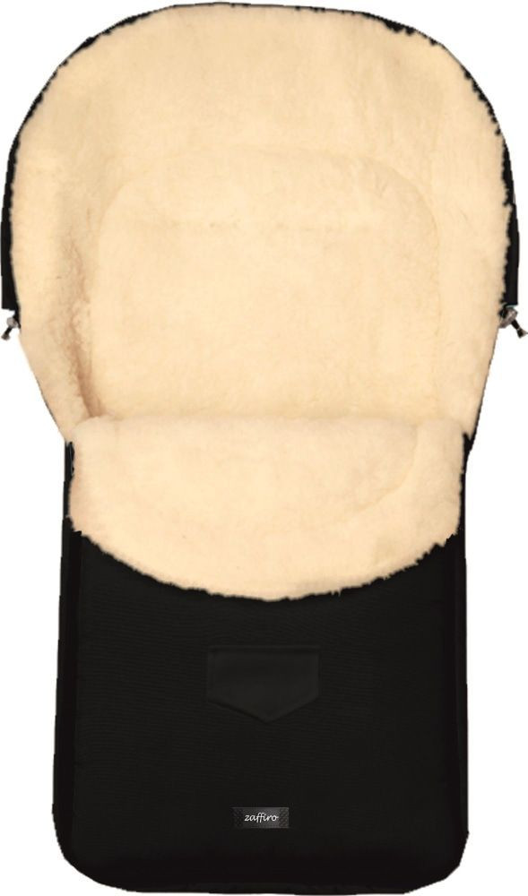 Zaffiro Wol Zwart Universele Afritsbare Voetenzak