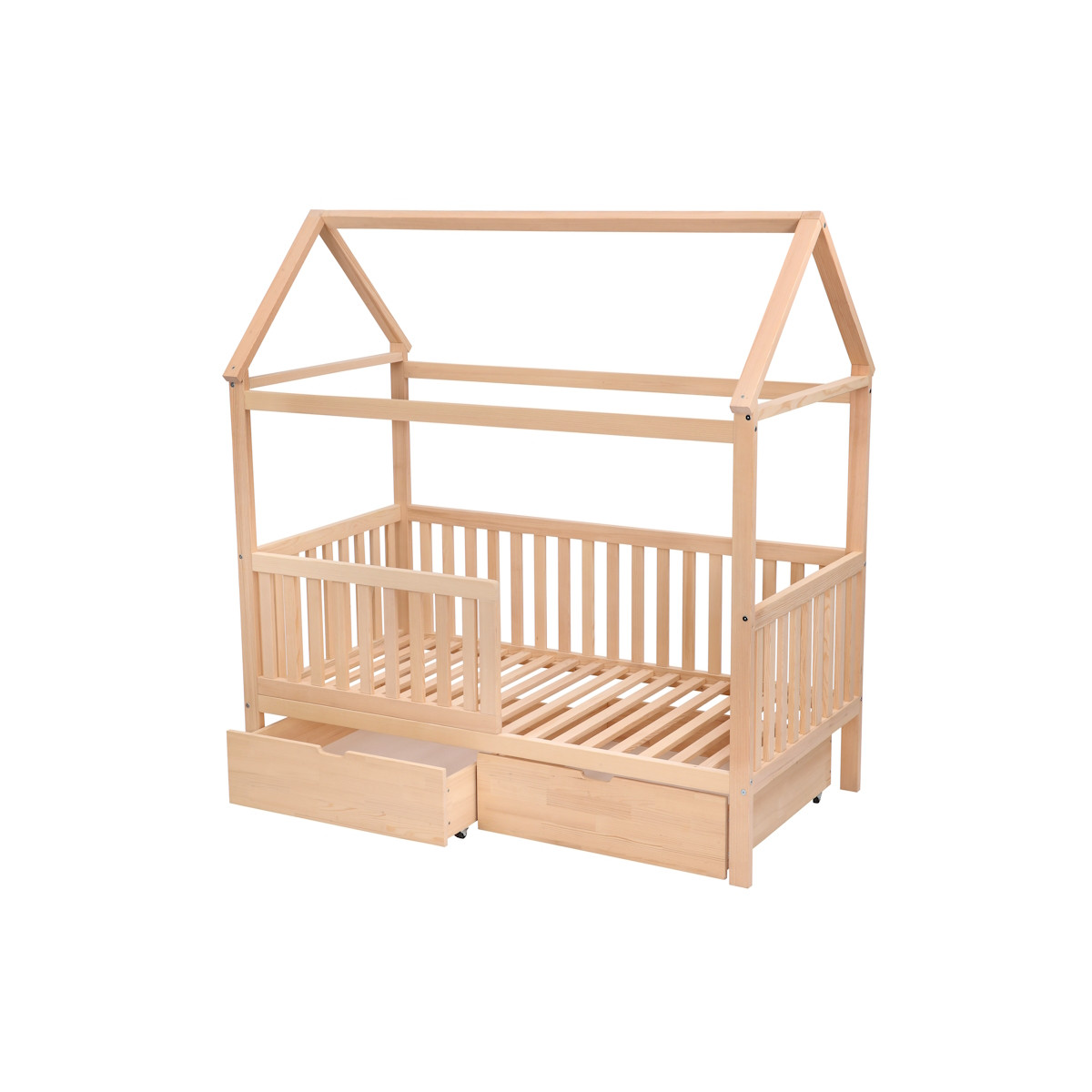 Kukka 80 x 160 cm Montessori Houten Activiteiten Huisbed