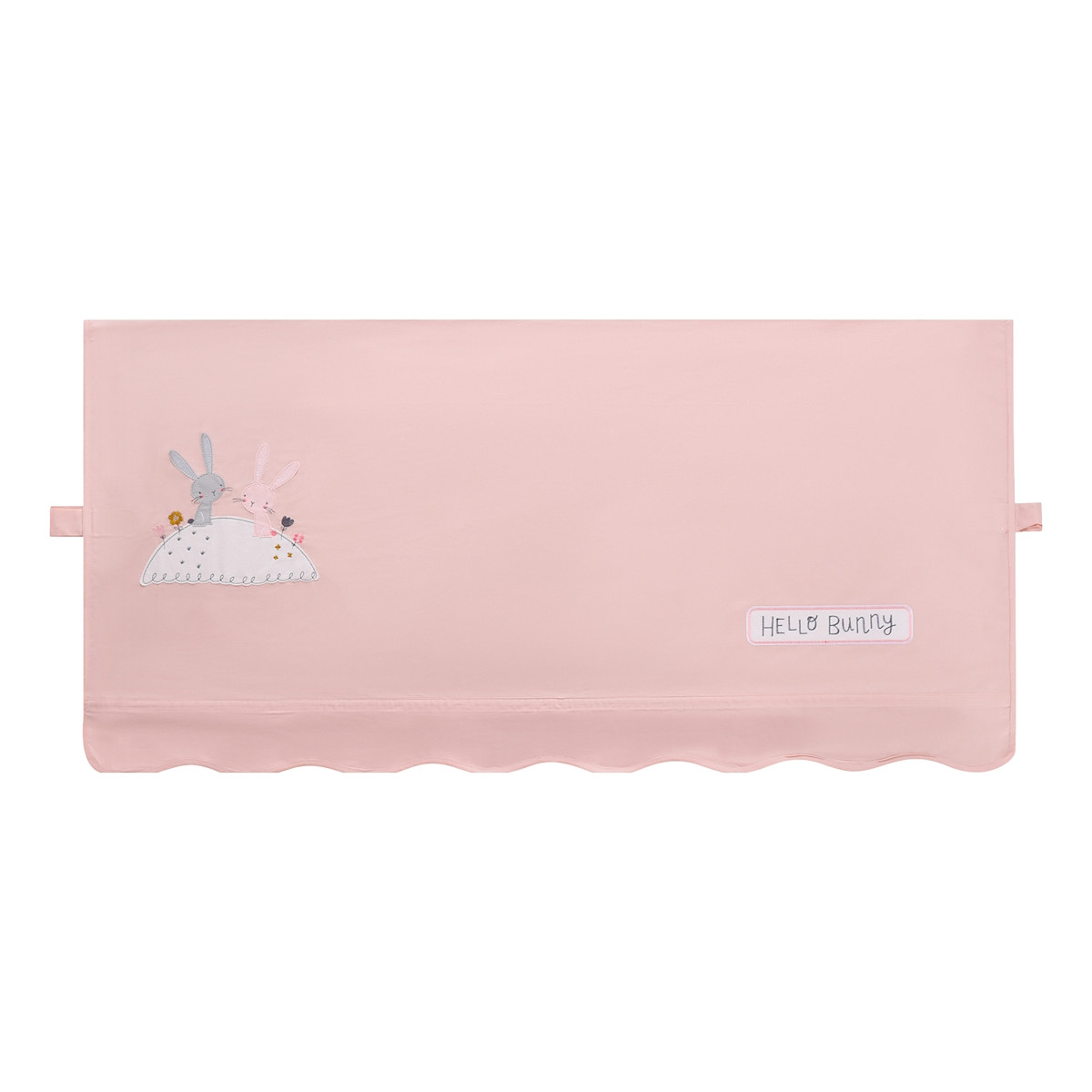 Kukka Bunny Pink Luifel voor 70 x 140 cm Houten Huisbed