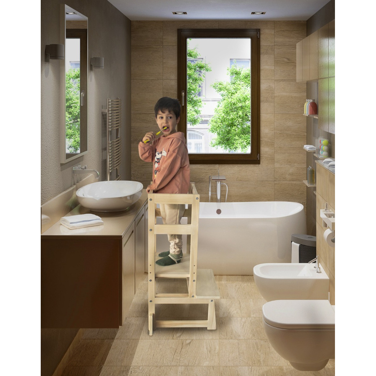 Kukka Houten Leertoren Keukenhulp