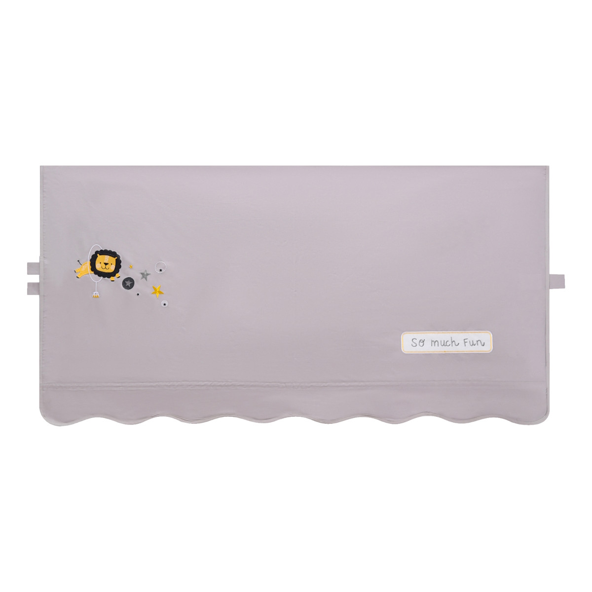 Kukka Leon Grey Luifel voor 70 x 140 cm Houten Huisbed