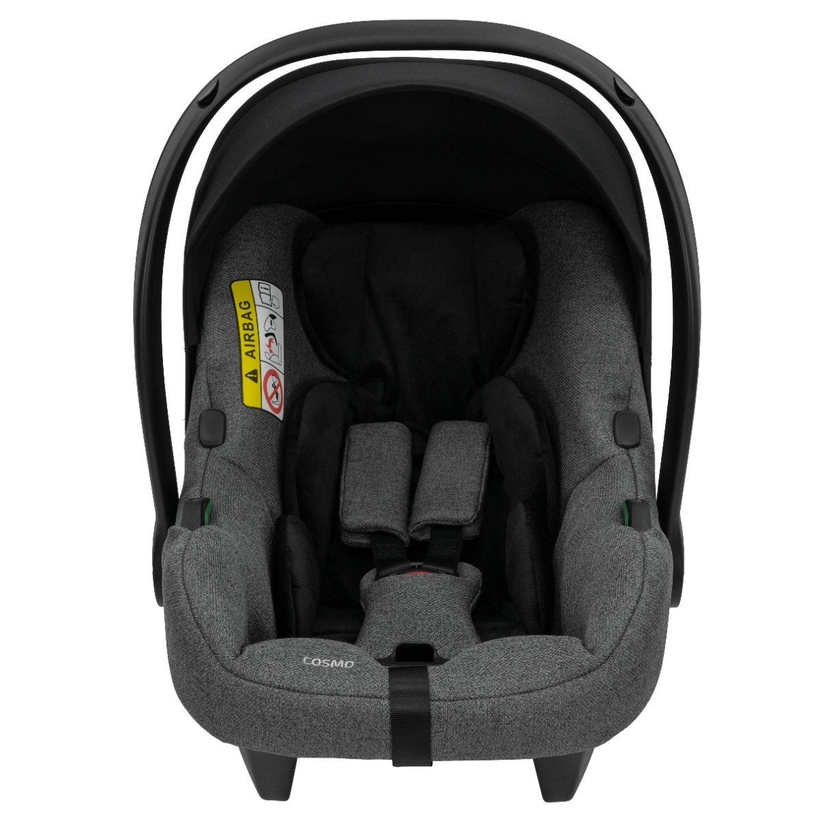 Kunert Booster Black Graphite Tandem Duowagen met 2 Autostoelen