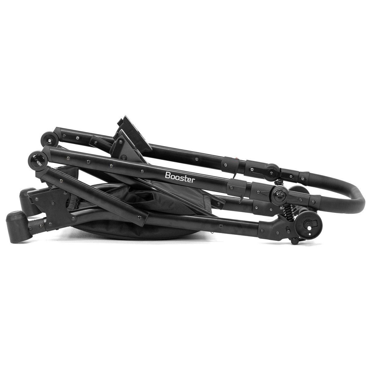Kunert Booster Black Graphite Tandem Duowagen met 2 Autostoelen