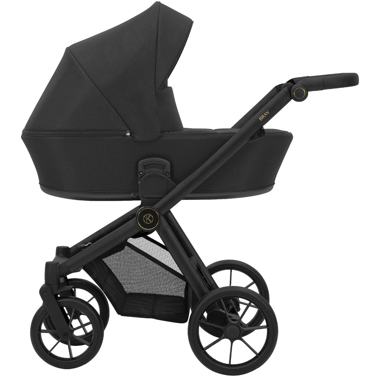 Kunert Brav Black 2-in-1 Kinderwagen