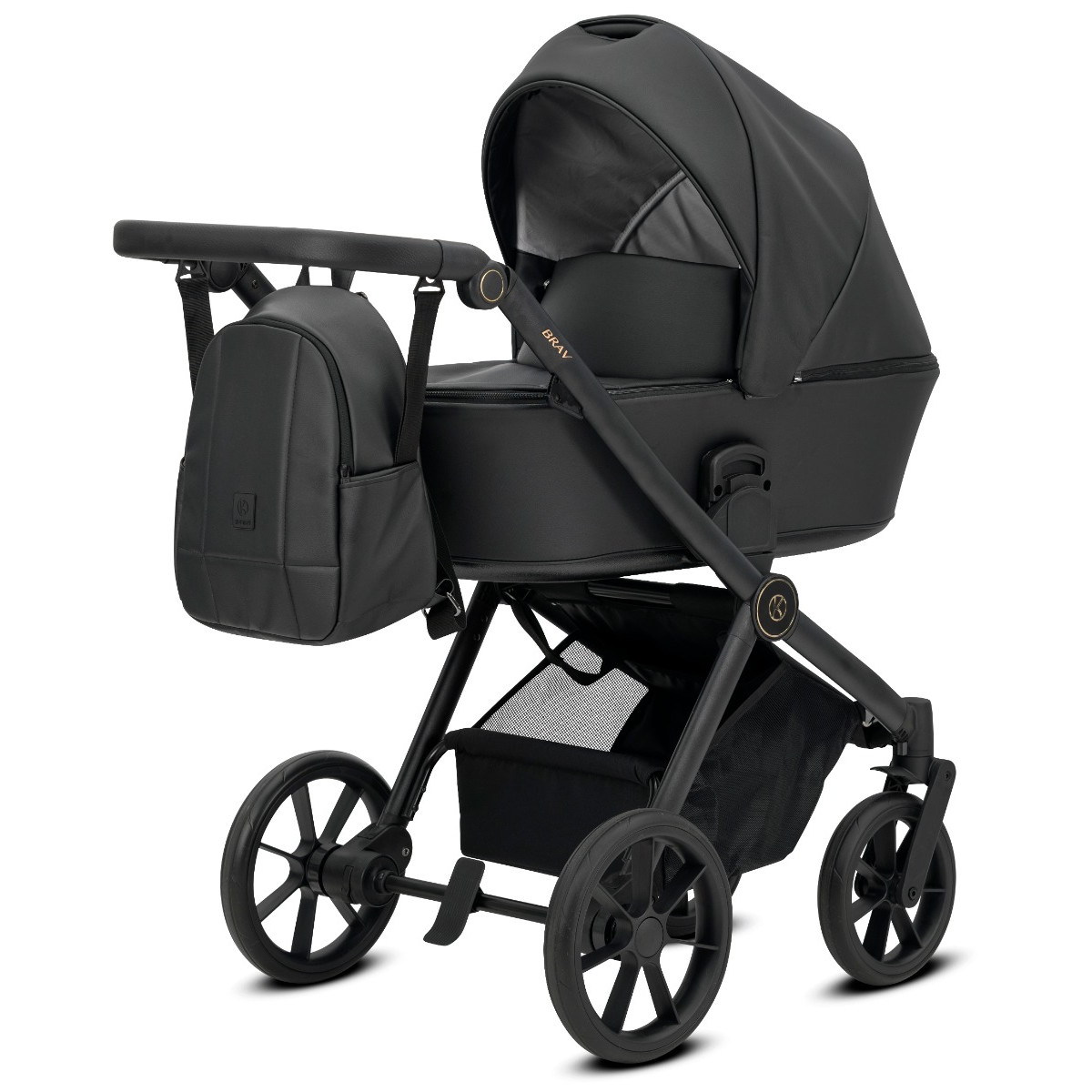 Kunert Brav Black 2-in-1 Kinderwagen