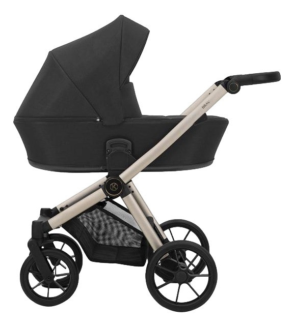 Kunert Brav Black/Champagne 2-in-1 Kinderwagen