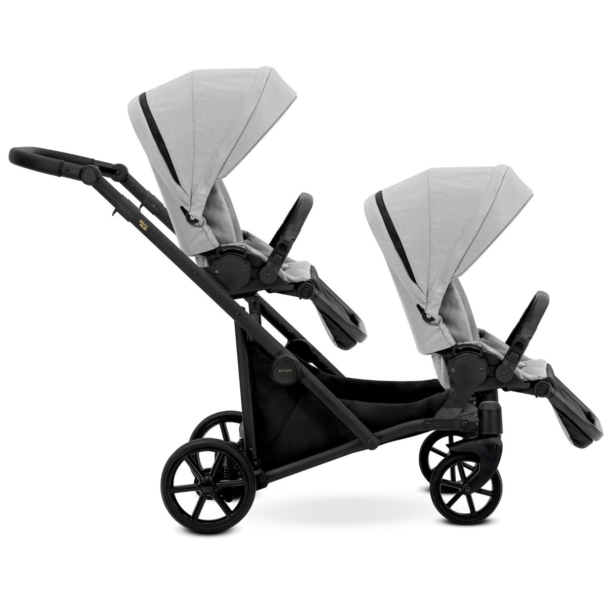 Kunert Brav Cream Tandem Duowagen Incl. 2 Autostoelen