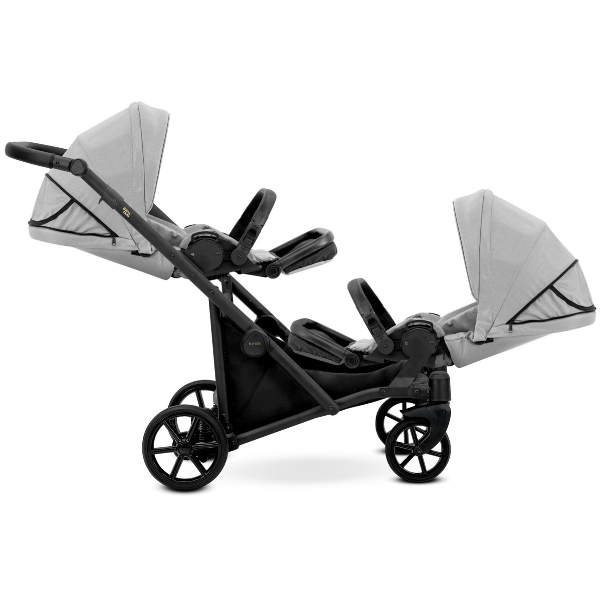 Kunert Brav Cream Tandem Duowagen Incl. 2 Autostoelen