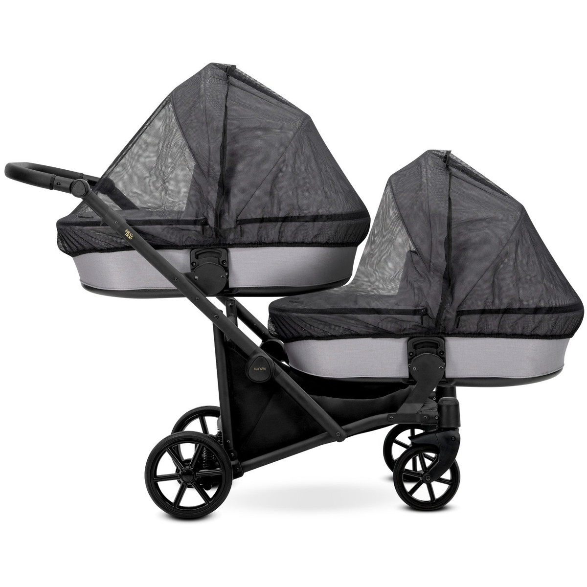 Kunert Brav Cream Tandem Duowagen Incl. 2 Autostoelen