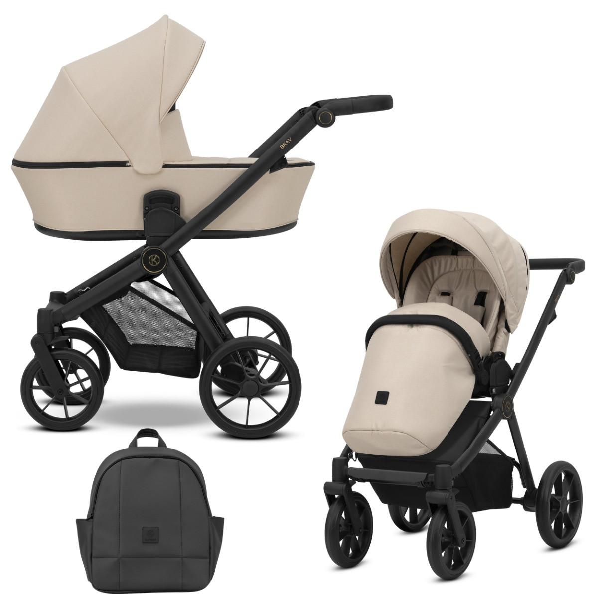 Kunert Brav Cream 2-in-1 Kinderwagen