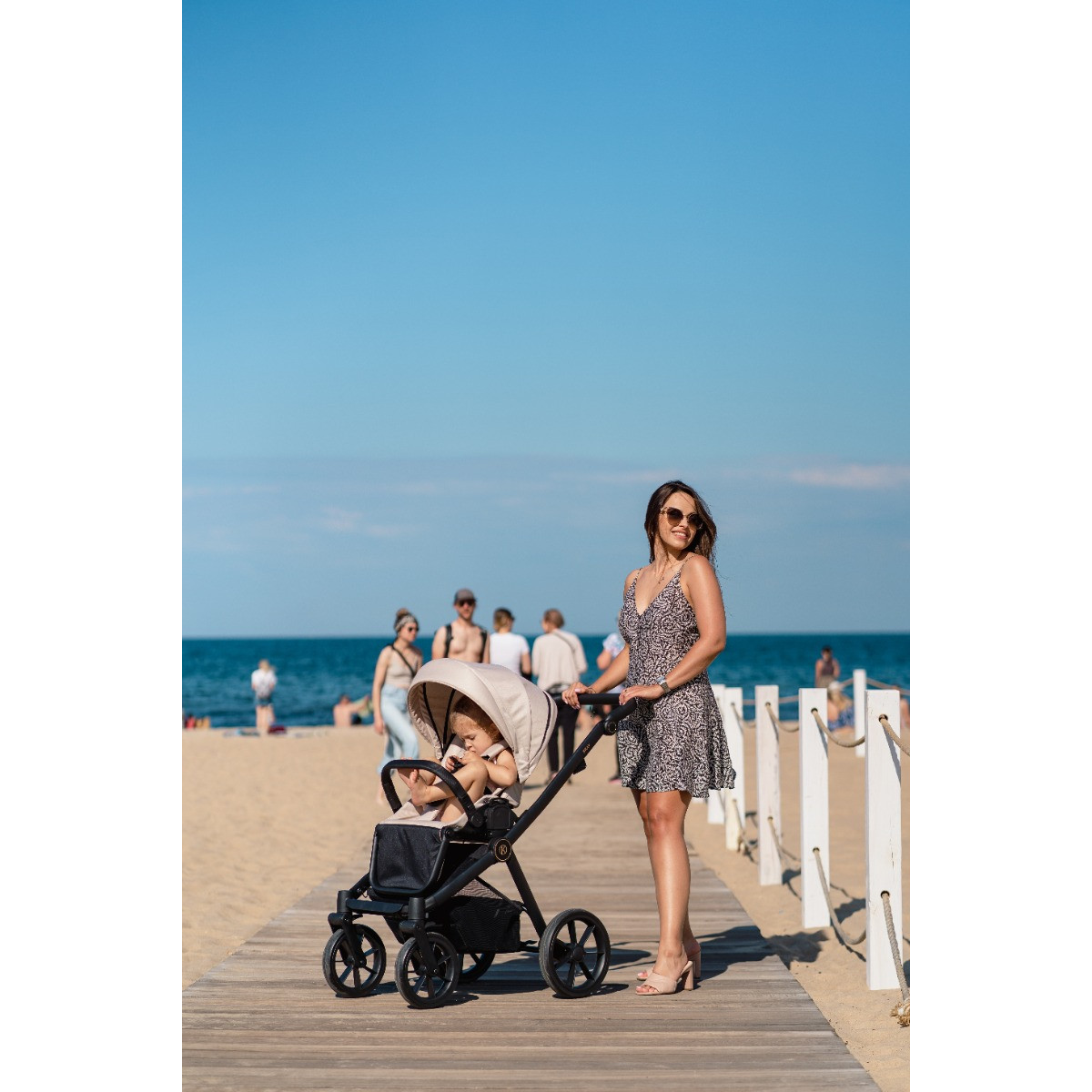 Kunert Brav Black 2-in-1 Kinderwagen