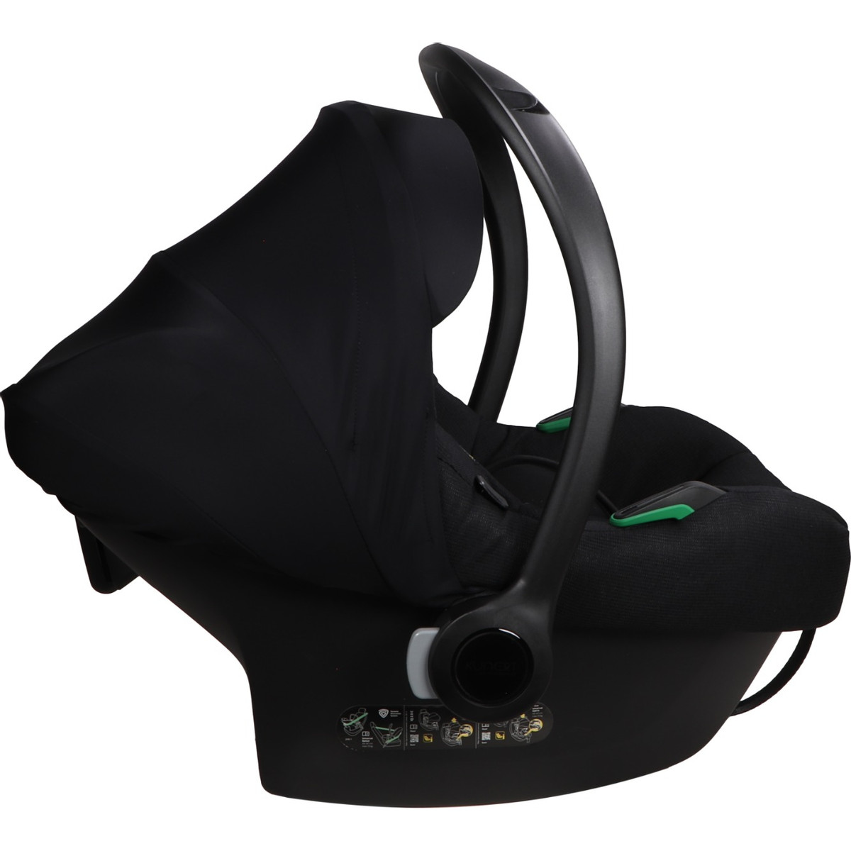Kunert Cosmo Deep Black 40-87 cm i-Size Autostoel