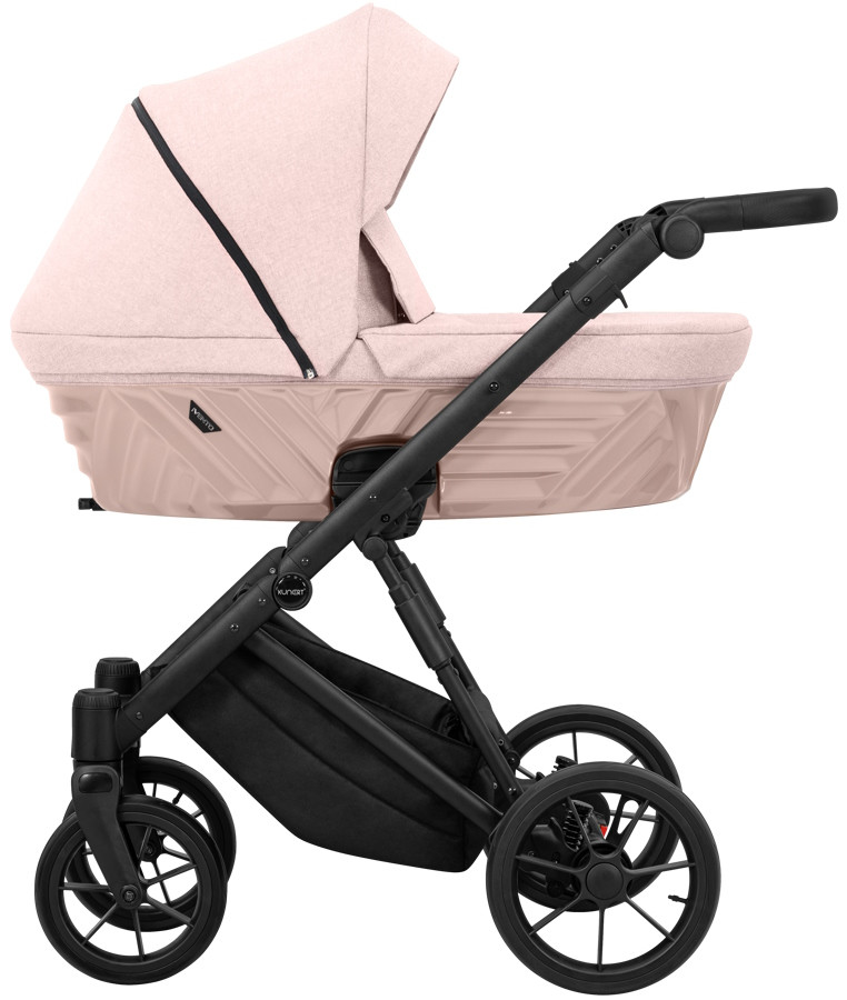 Kunert Ivento Black Smoky Pink 2-in-1 Kinderwagen