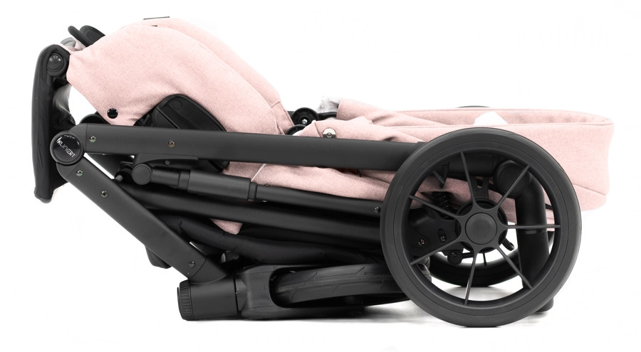 Kunert Ivento Black Smoky Pink 2-in-1 Kinderwagen