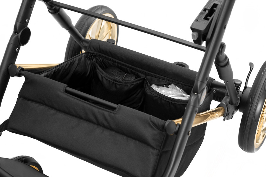 Kunert Ivento Premium Gold Deep Black 2-in-1 Kinderwagen