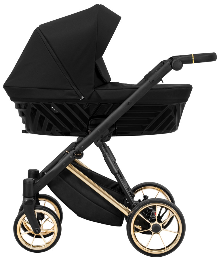 Kunert Ivento Premium Gold Deep Black 2-in-1 Kinderwagen