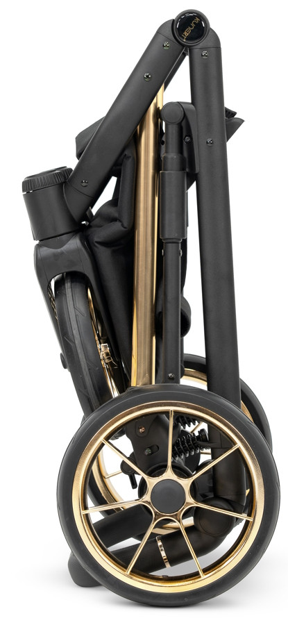 Kunert Ivento Premium Gold Deep Black 2-in-1 Kinderwagen