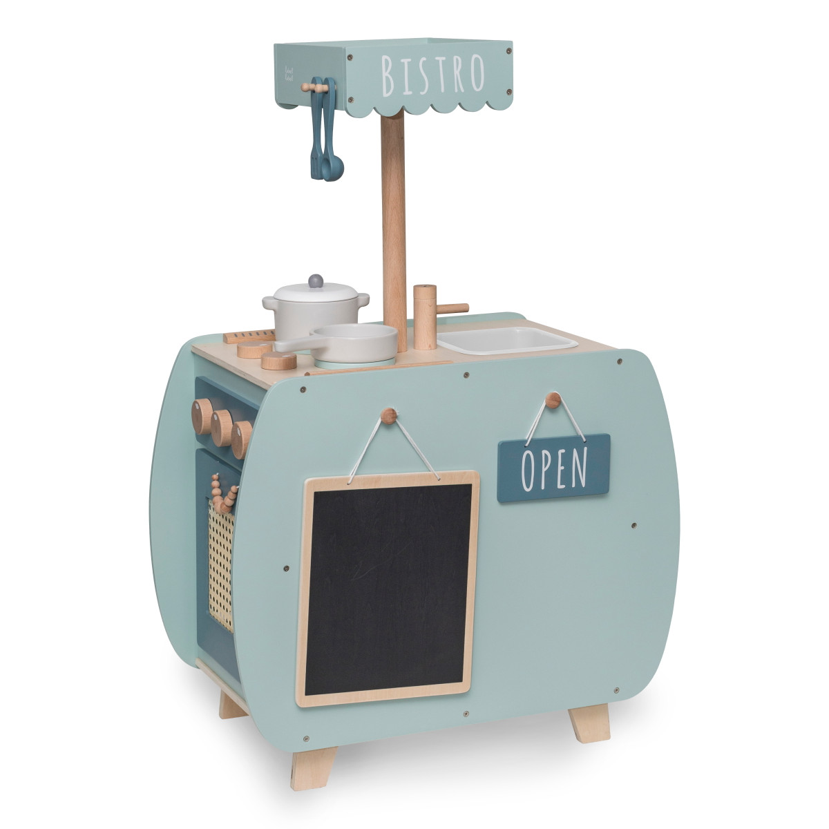 Label Label Groen Houten Bistro Keuken