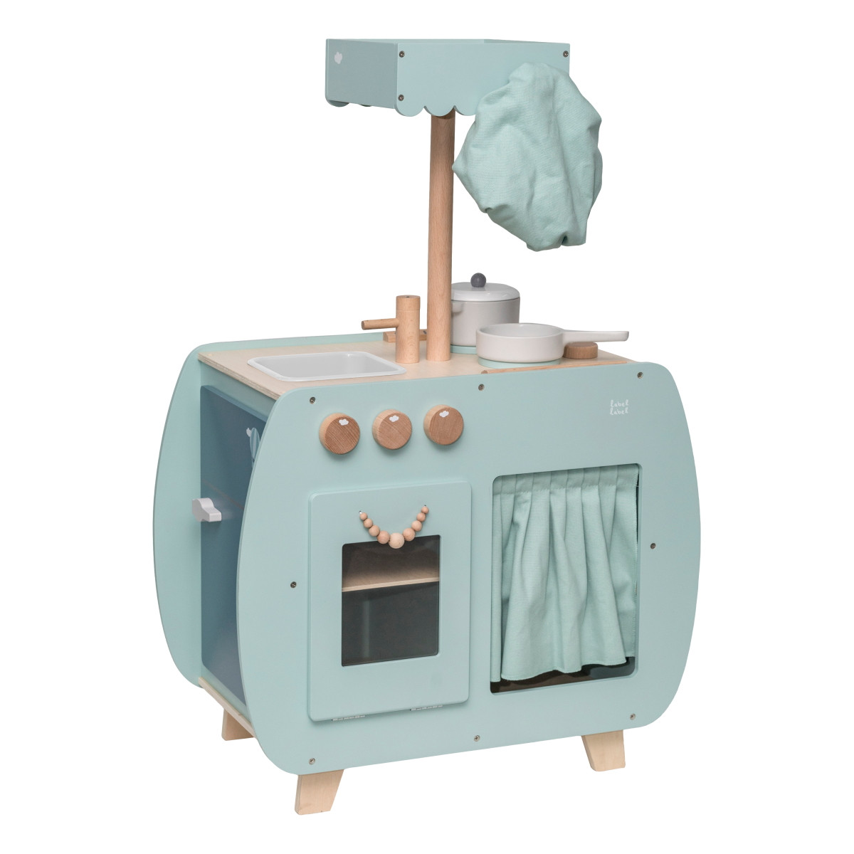 Label Label Groen Houten Bistro Keuken