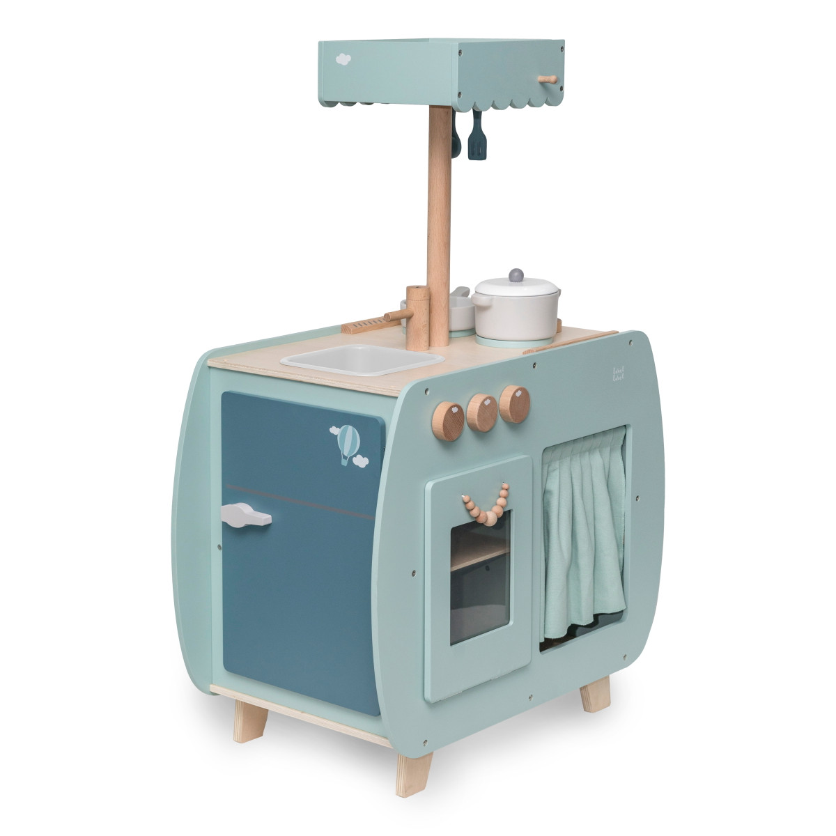 Label Label Groen Houten Bistro Keuken