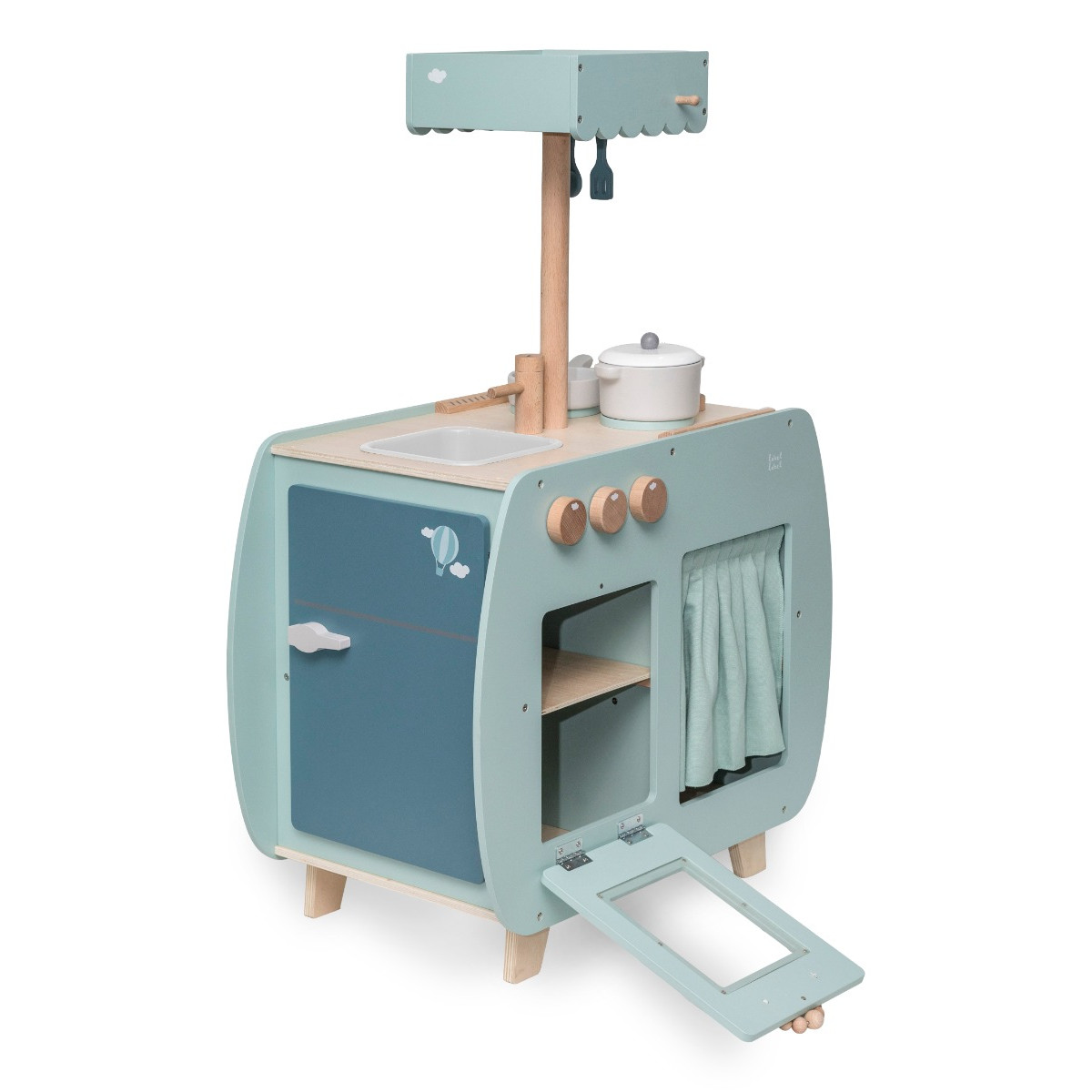 Label Label Groen Houten Bistro Keuken