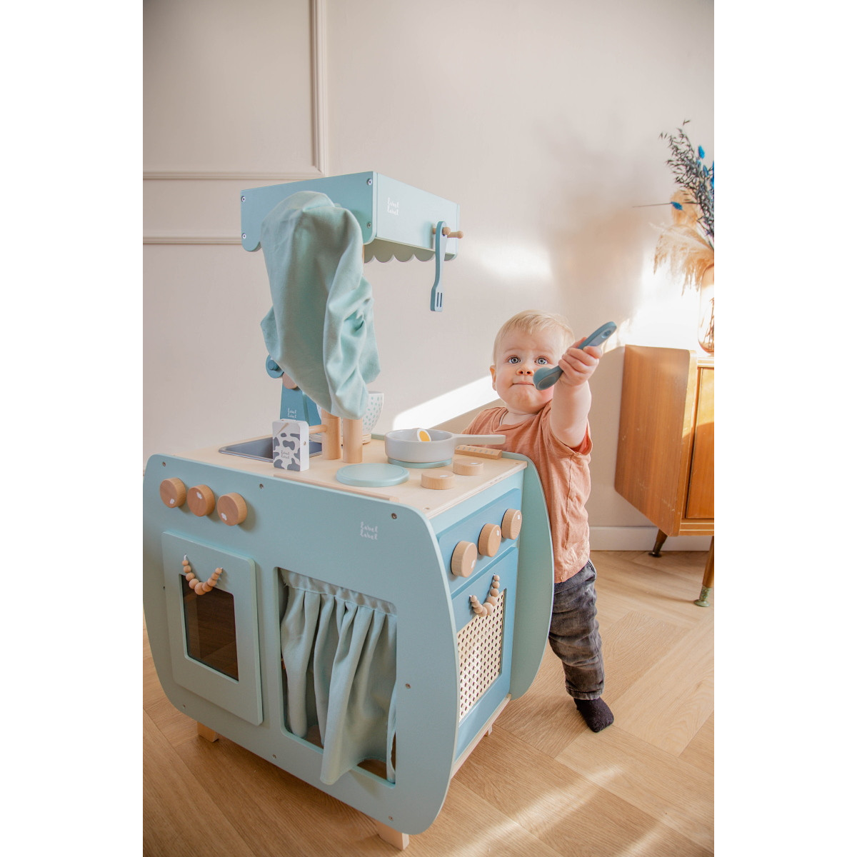 Label Label Groen Houten Bistro Keuken