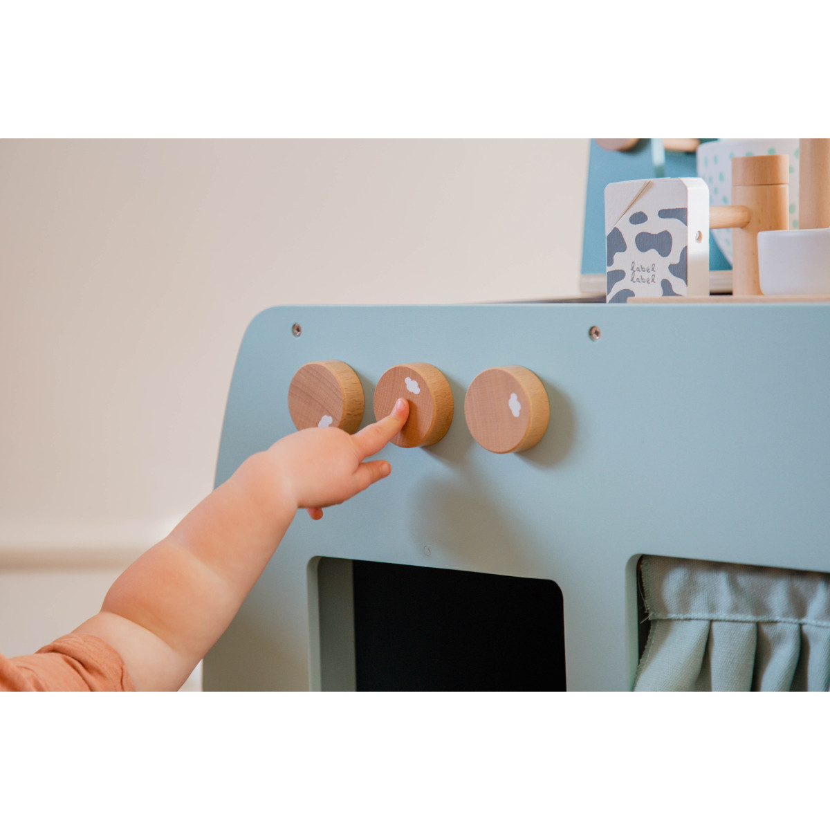 Label Label Groen Houten Bistro Keuken