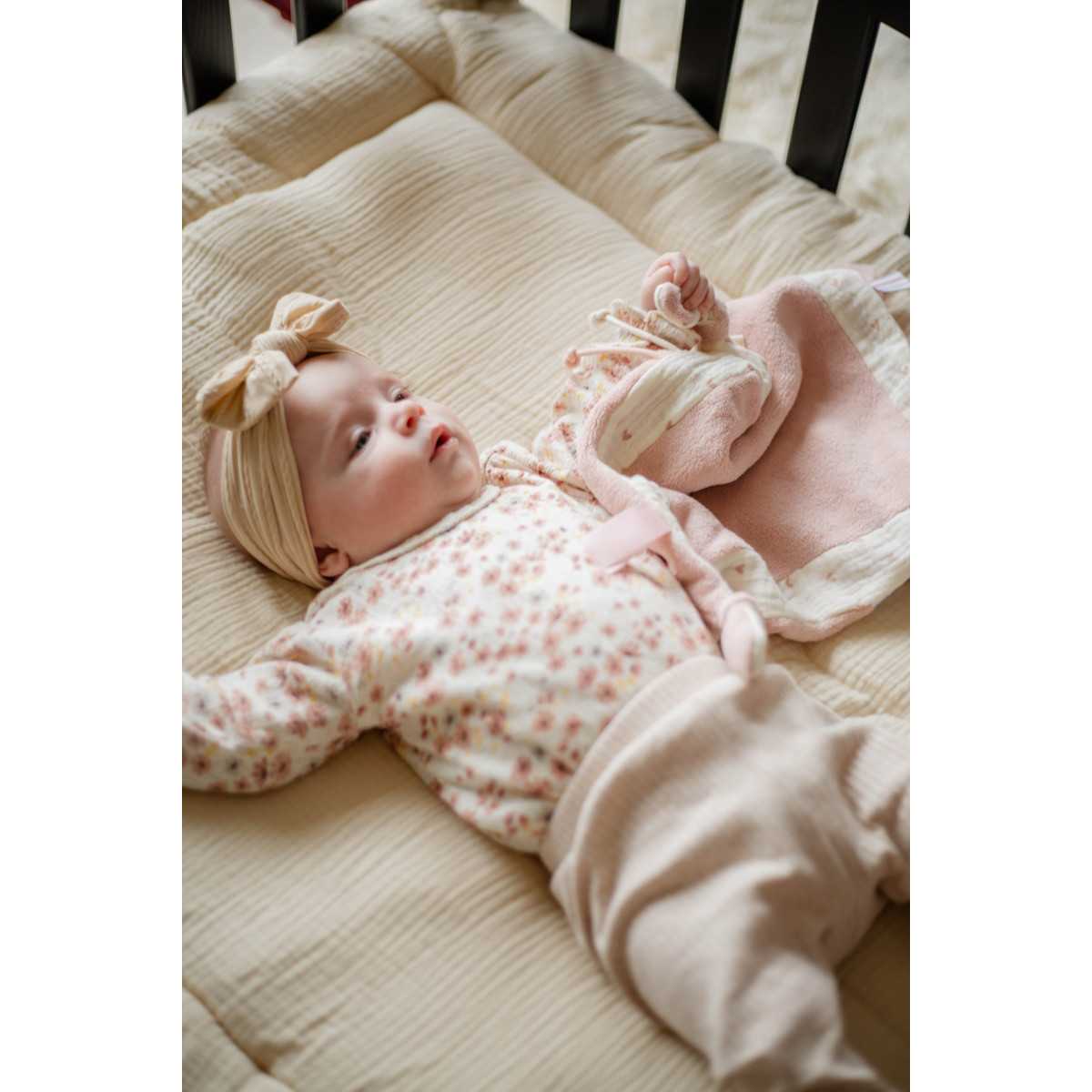 Label Label Hartjes Roze Knuffeldoekje