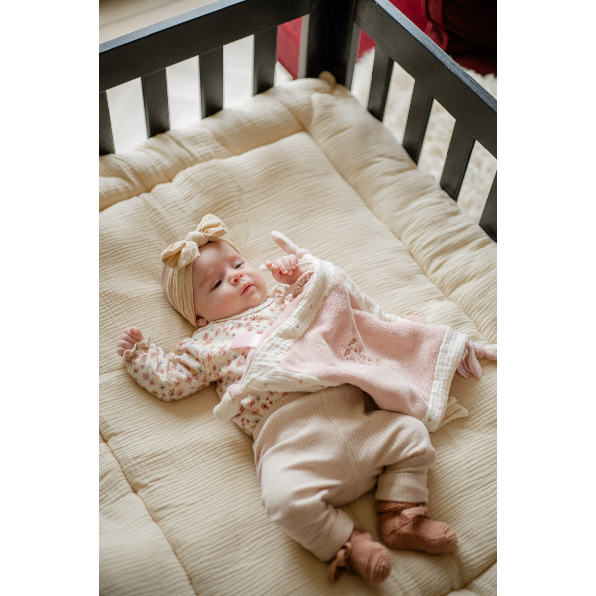 Label Label Hartjes Roze Knuffeldoekje