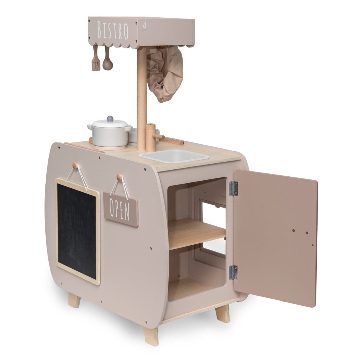 Label Label Nougat Houten Bistro Keuken