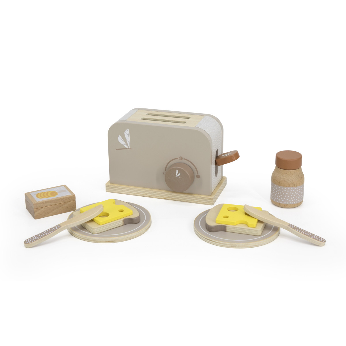 Label Label Nougat Houten Broodrooster