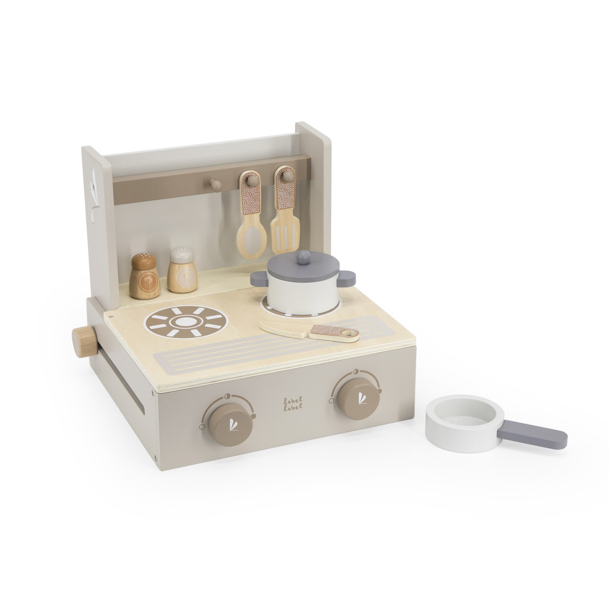 Label Label Nougat Houten Kookstel