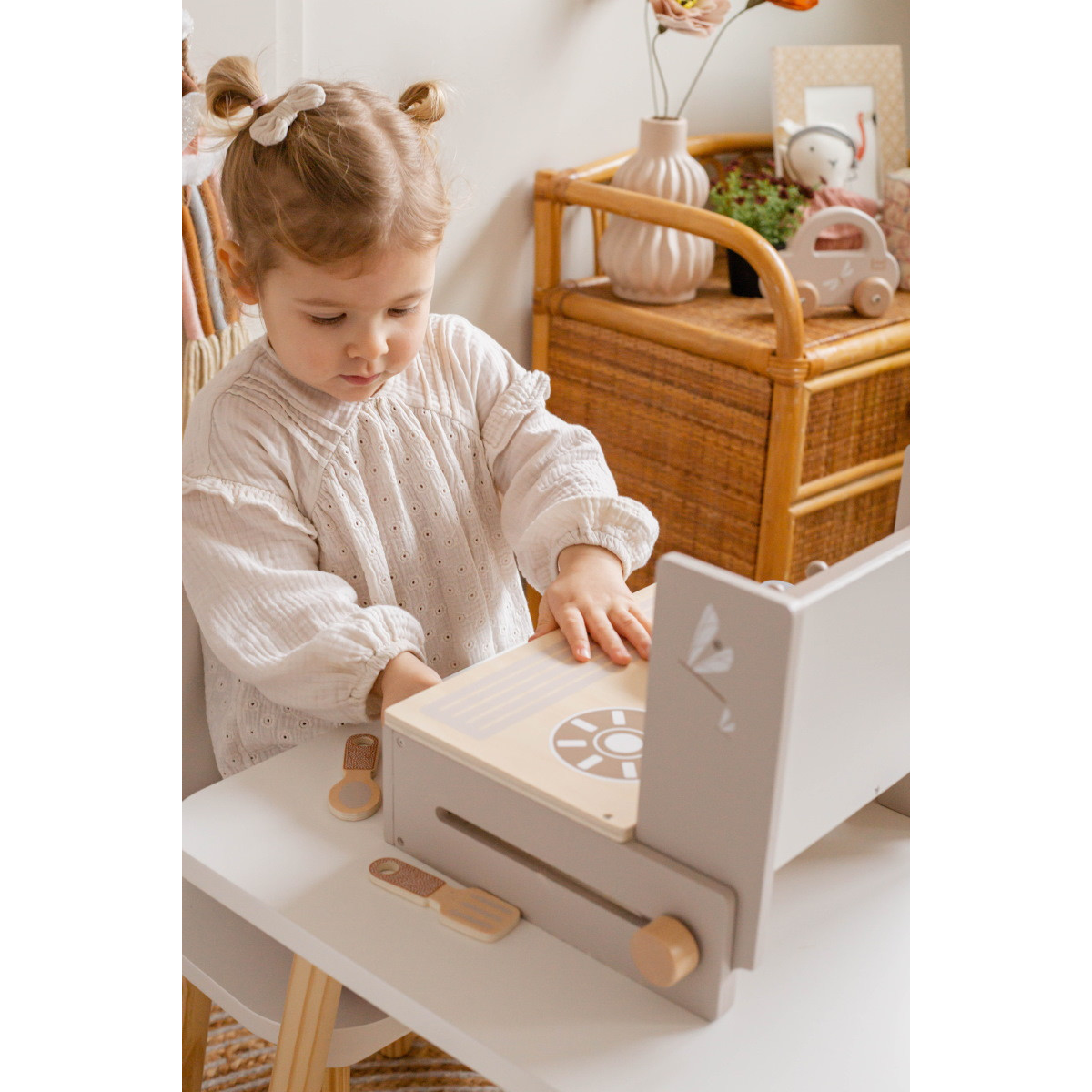 Label Label Nougat Houten Kookstel