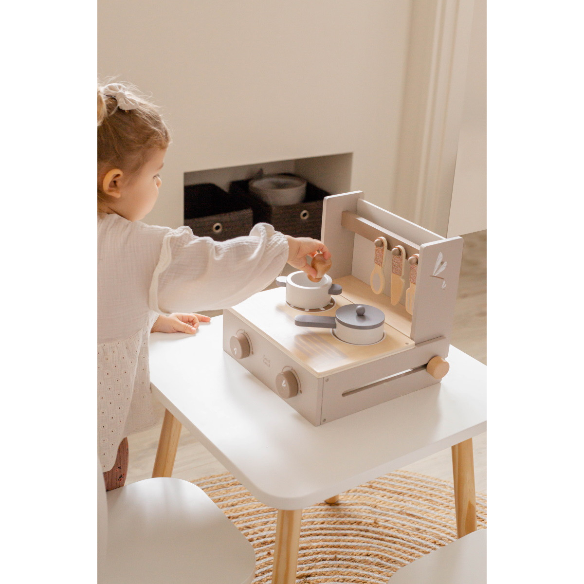 Label Label Nougat Houten Kookstel