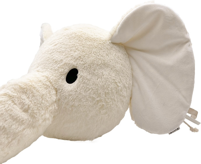 Label Label Elephant Elly Ivory Muurdecoratie
